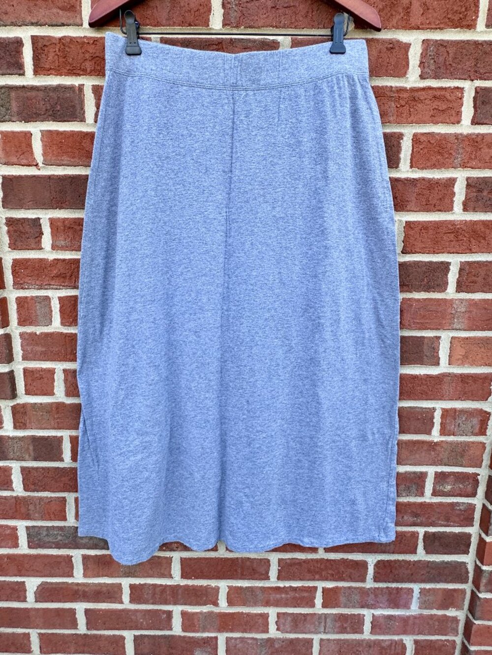 Cotton Maxi Skirt Heather Gray Modest Soft Modal Cotton Sonoma Medium